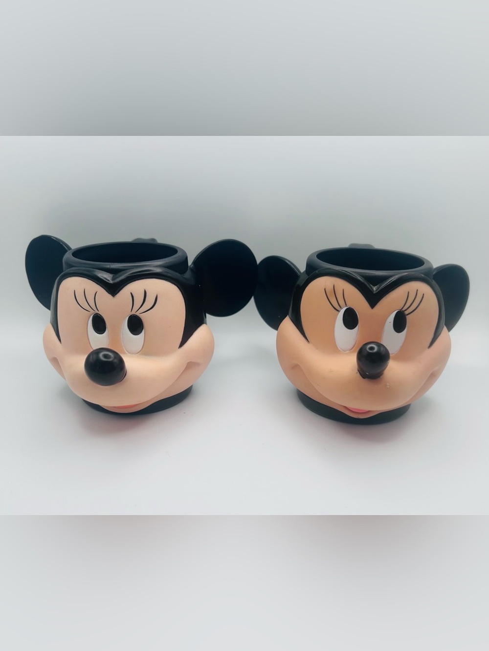 Vintage Mickey Mouse Mugs Set | Applause Inc. 3D Character Cups (Set of 2)